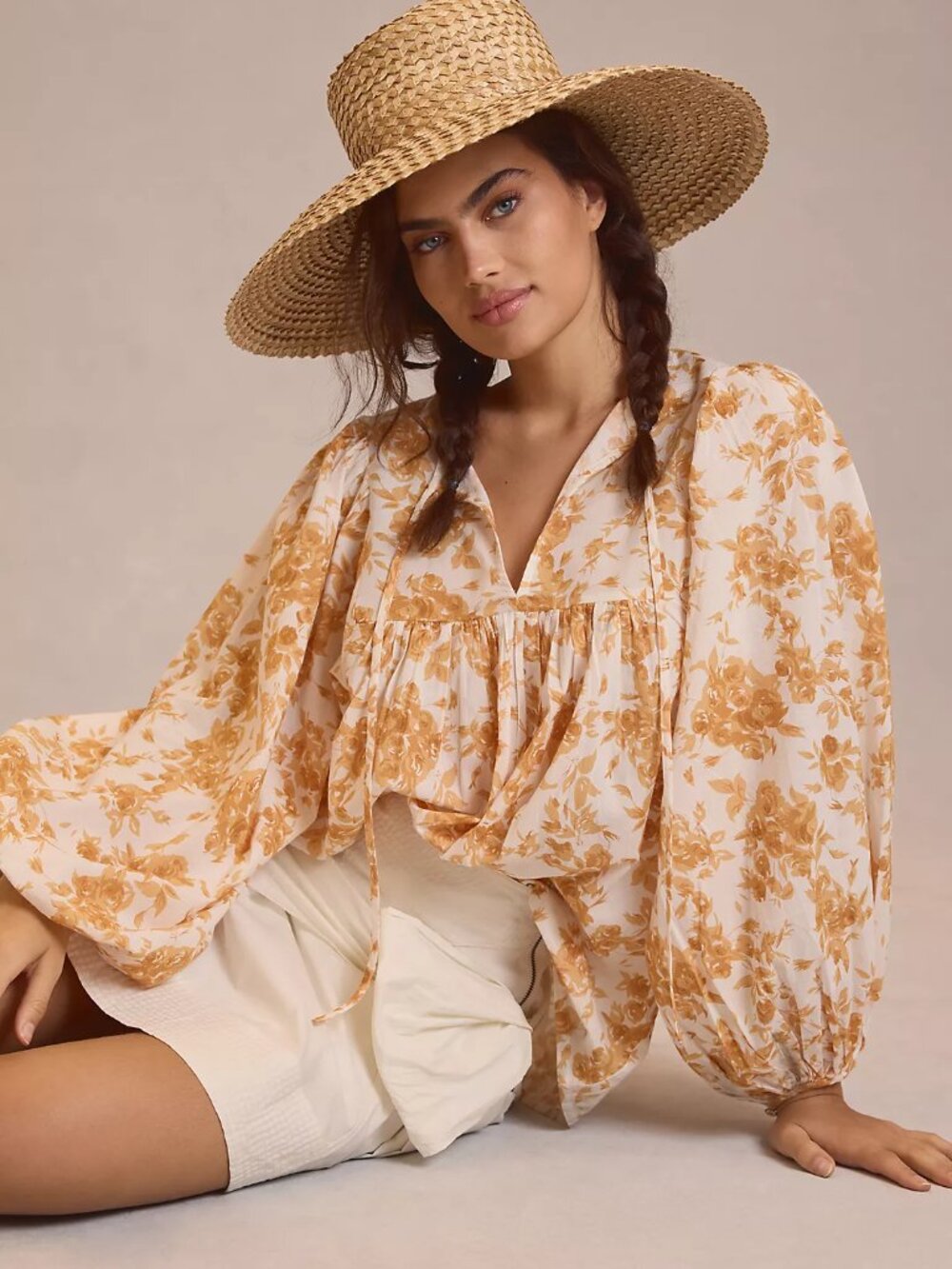 Mille Resort and Travel / Anthropologie Charlie Top size Medium (M)